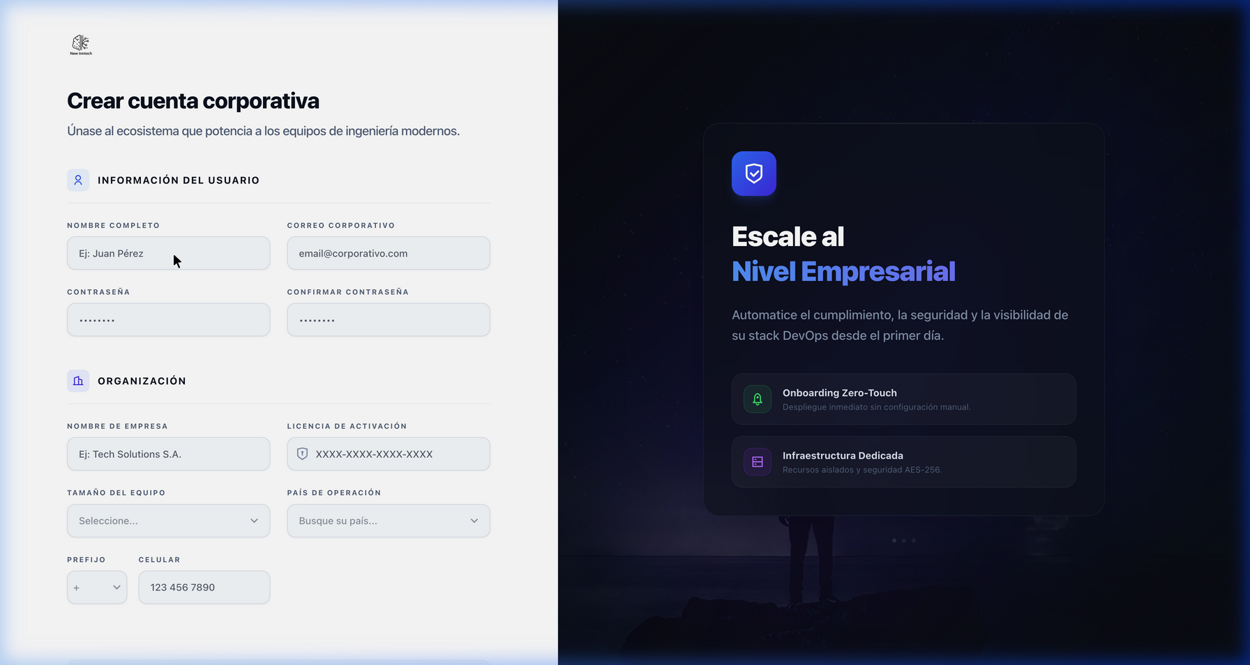 Formulario Nombre Completo